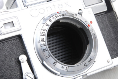 Ex+ Zeiss Ikon Contax III Silver Camera Body +Sonnar 50mm f/2