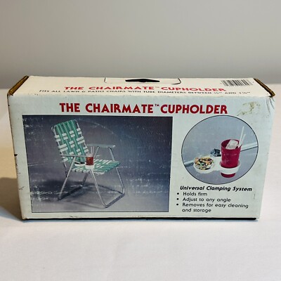 Vintage Aluminum Lawn Chair Cup Holder And Ashtray Attachment
