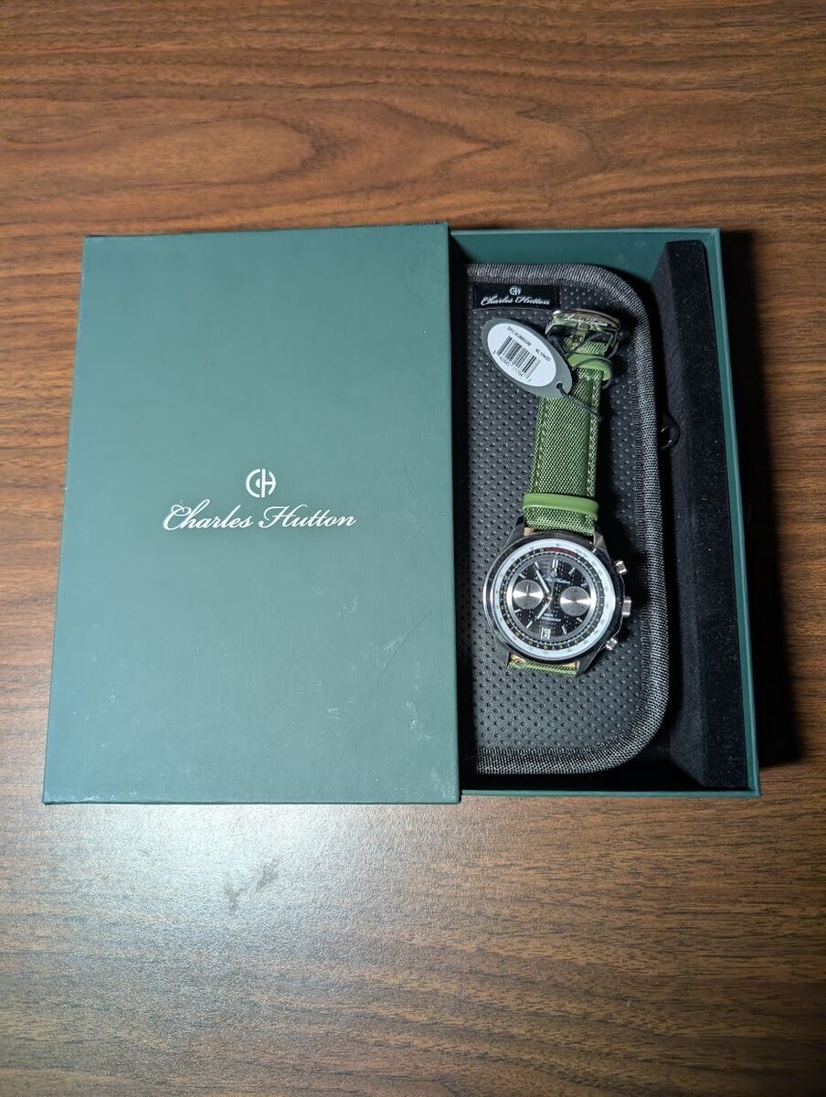 Charles Hutton Defender Chronograph VK64 Quartz 43mm Black Charles Hutton Defender Chronograph VK64 Quartz 43mm Black
