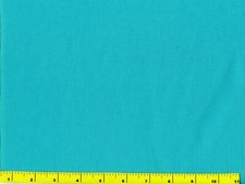 Medium Aqua Blue Solid Quilting Sewing Fabric by Yard 2006