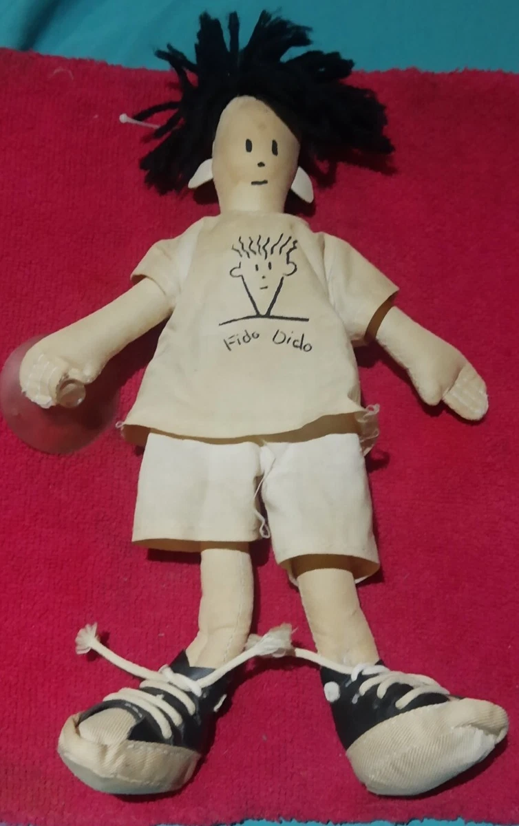 7UP FIDO DIDO PLUSH DOLL RARE VINTAGE ORIGINAL SODA COLECCIONABLE SEVEN UP 7 UP