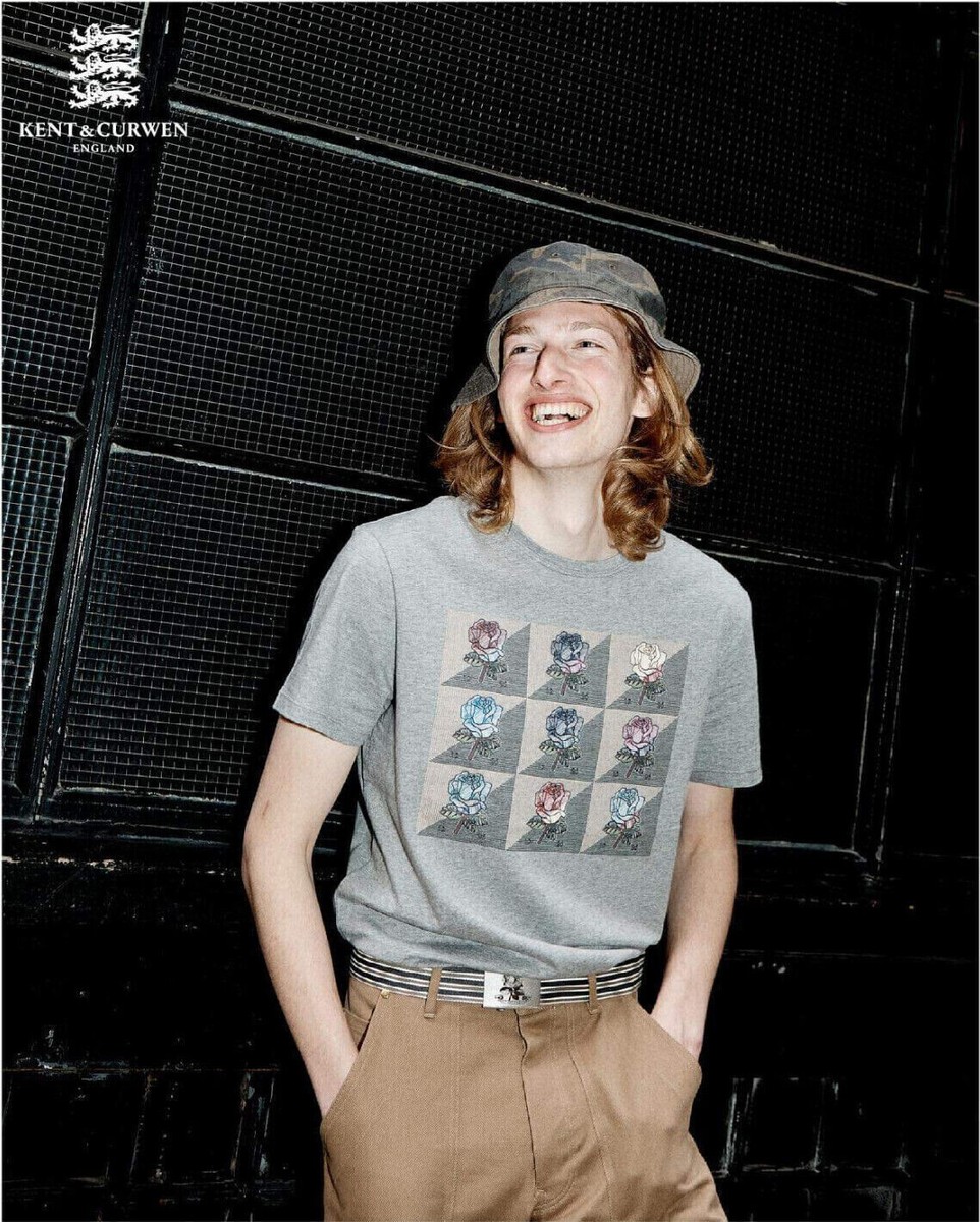 Curwen Rose Embroidered Kent And Curwen Knitwear Kent Curwen