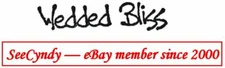 WEDDED BLISS - FREE SHIPPING OFFER! - New Unmounted Rubber Stamp