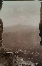 Italy Postcard RPPC Early 1900s Rare Bergamo Valtesse High Song Fortress Window 