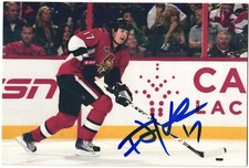 Filip Kuba Autographed 4x6 Color Photo Ottawa Senators #17