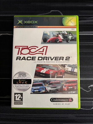 Toca Race Driver 2 Xbox Video Game Codemasters 2004 PAL ITA