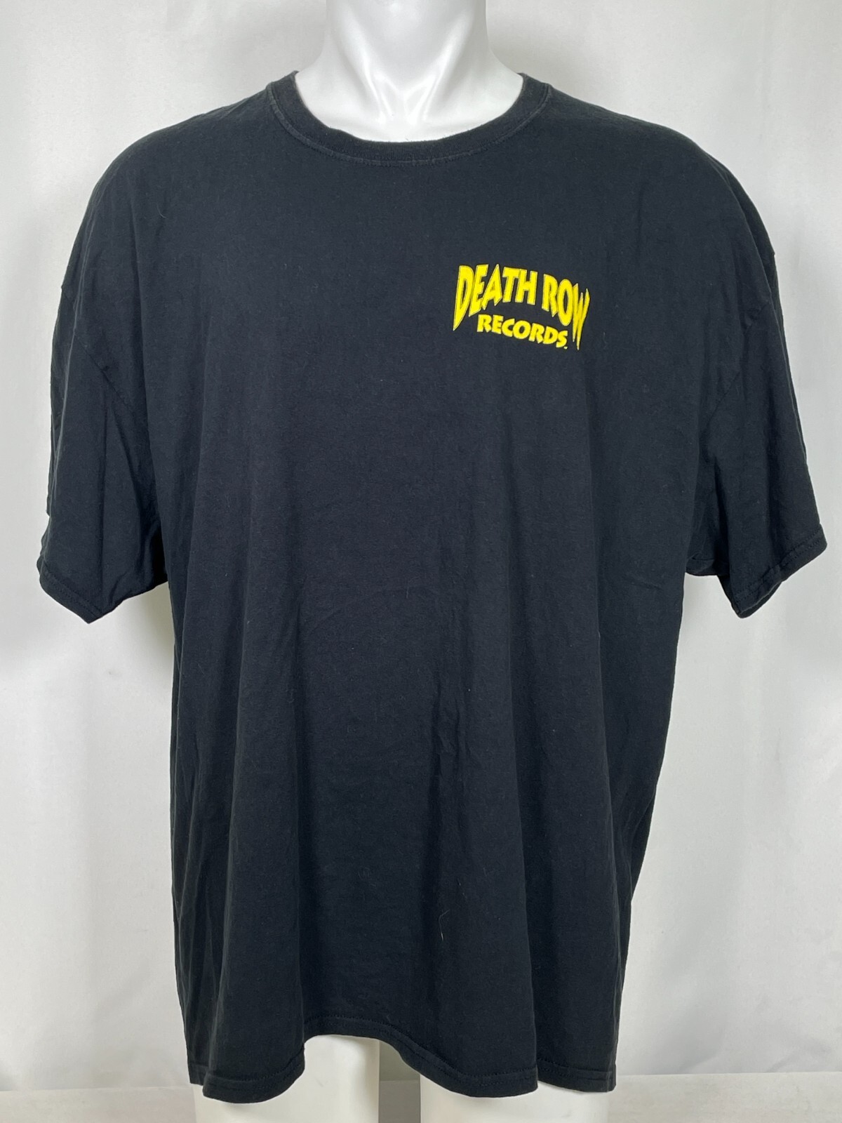 FILA Snoop Doggy Dogg World Death Row Records Maglietta Nera Ufficiale Uomo 3XL