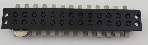 Vintage General Electric CR151D100009 Dual Row 13 Circuit Terminal Board GE - Picture 12 of 12