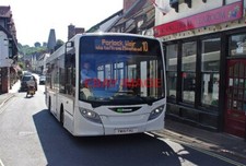 PHOTO  FIRST BUS NO 44933 YW14FHU AN  ADL ENVRO 200 BUS  IN PORLOCK SOMERSET.