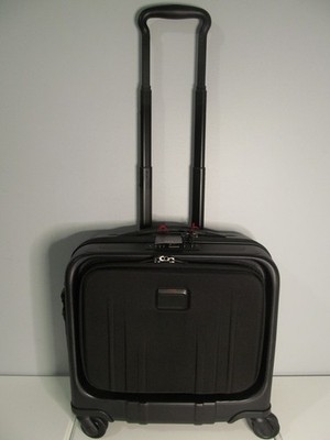 TUMI Unisex Under Seat Black Carry On Spinner 15'' Laptop Pocket-TSA lock. NWT