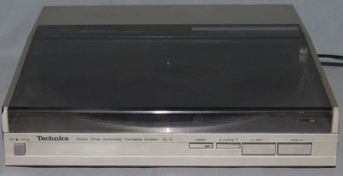 TECHNICS SL-5 TURNTABLE; Linear Tracking; Direct Drive Automatic; Works Great