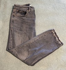 Good American Good 90s Relaxed Straight Leg Jeans Medium Wash Denim 12/31
