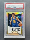 2012-13 Panini Select Klay Thompson #170 RC Rookie Silver Prizm Auto /149 PSA 8