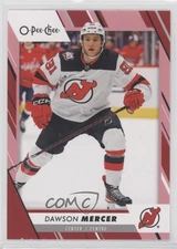 2023-24 O-Pee-Chee Red Border Dawson Mercer #55 e6j