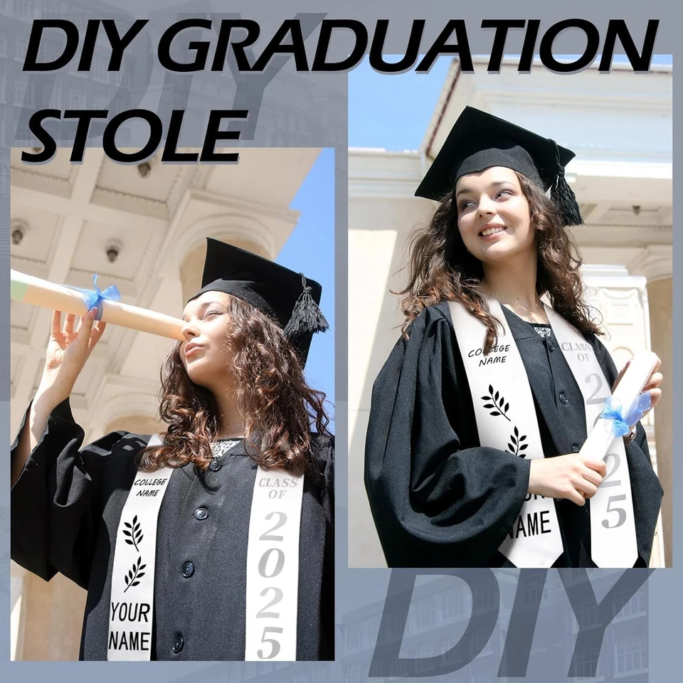 Paquete de 24 fajas de graduación unisex a granel Foto 4 de 4