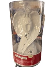 NEW Yankee Candle Angel Tealight Luminary 9" Porcelain "All Is Bright" Christmas