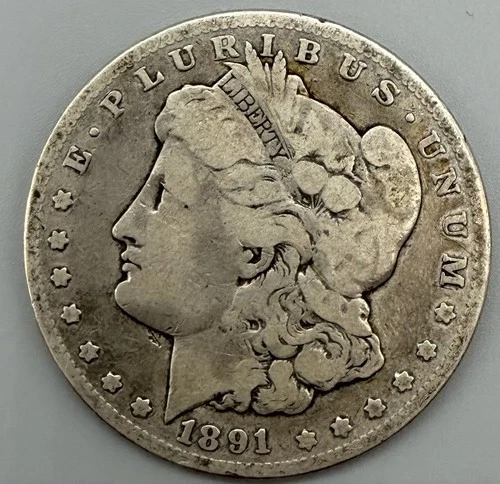 1891-CC Morgan Dollar $1 VG Carson City