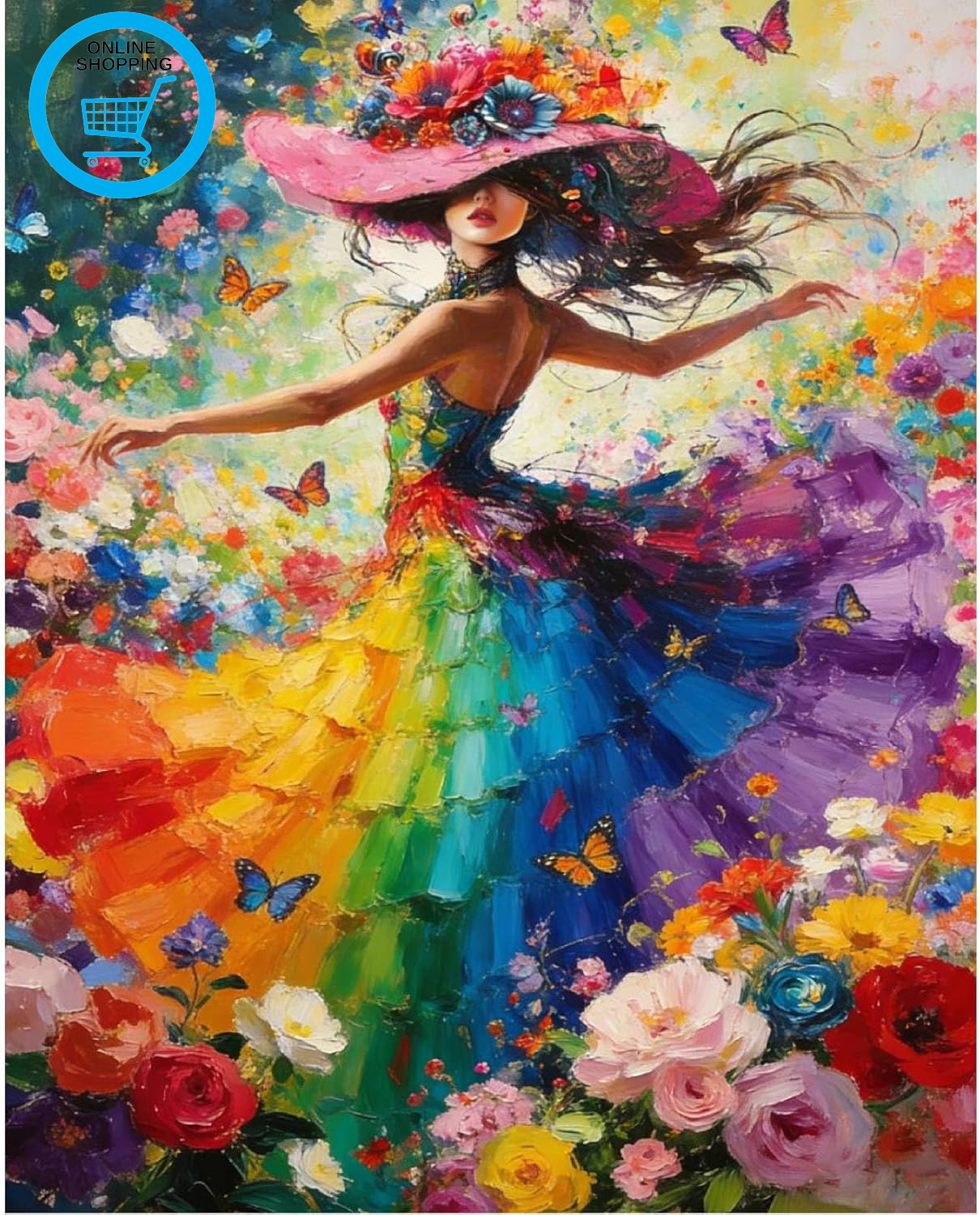 Paint by Numbers for Adults, Woman Painting by Number for Adults, Abstract DIY A