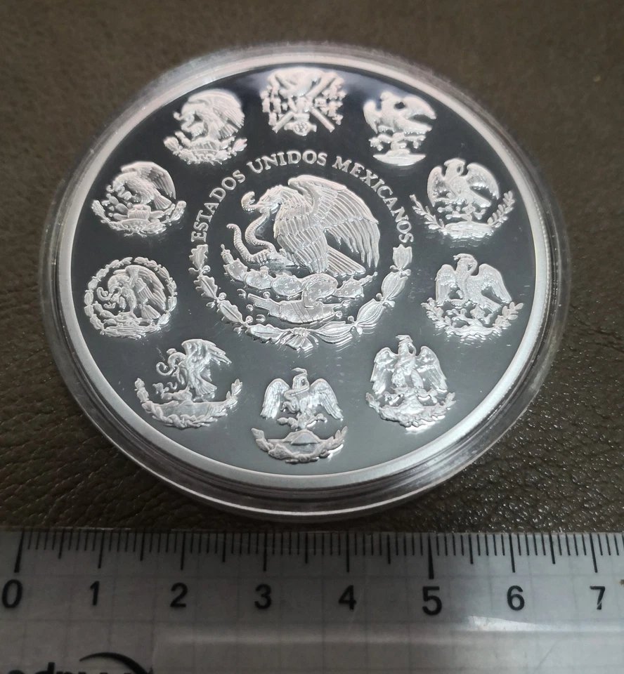 MESSICO 5 ONCE 2013 LIBERTAD ARGENTO PURO .999 PROOF CON CUSTODIA - Immagine 2 di 4