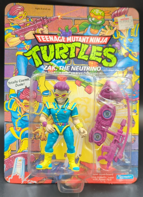 1991 Zak The Neutrino Teenage Mutant Ninja Turtles TMNT Unpunched
