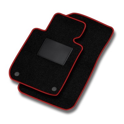 MOTOS ME30-1 Autoteppiche Velour Satz BASIC Rot für SLK R170 1996-2004
