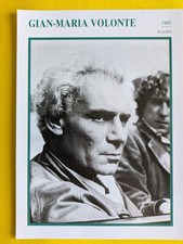 GIAN MARIA VOLONTE / Filmstar - Sammelkarten