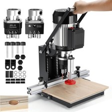 Manual Hinge Boring Machine 45-9.5&48-6mm 0-40mm Depth 1100W 2840RPM Woodworking