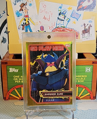 2025 Topps 30 Years Of Toy Story Emperor Zurg So Play Nice Gold