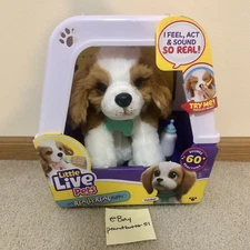 Little Live Pets My Really Real Puppy Patches 60 Sounds Reactions BLUE NEW