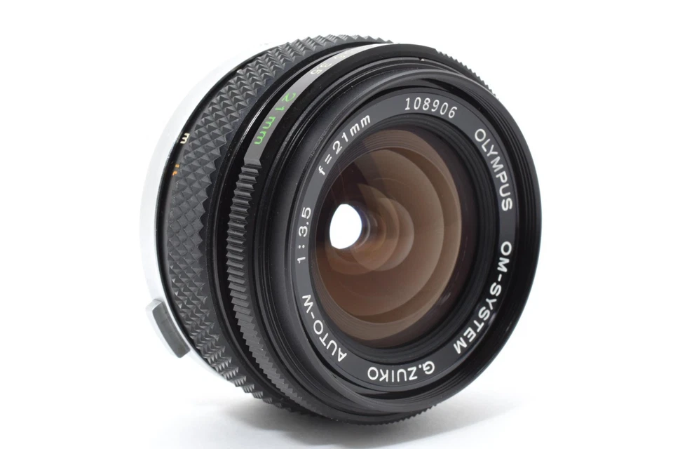Late [TOP MINT ] Olympus OM System Zuiko MC Auto W 21mm F3.5 Lens Japan - Image 4 of 4