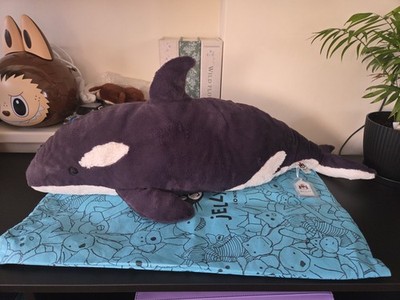 Seltene große Jellycat - Ollivander der Orca - neu mit Etikett und Staubbeutel - Wal im Ruhestand