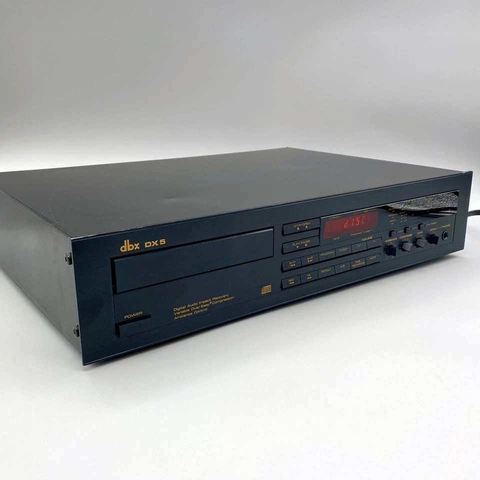 dbx DX5 Audiophile CD Player w/ DAIR Ambience Control 1988 Works No Remote - Image 2 of 4