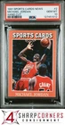 1991 ALLAN KAYE'S SPORTS CARDS NEWS MAGAZINE HAND CUT #2 MICHAEL JORDAN PSA 10