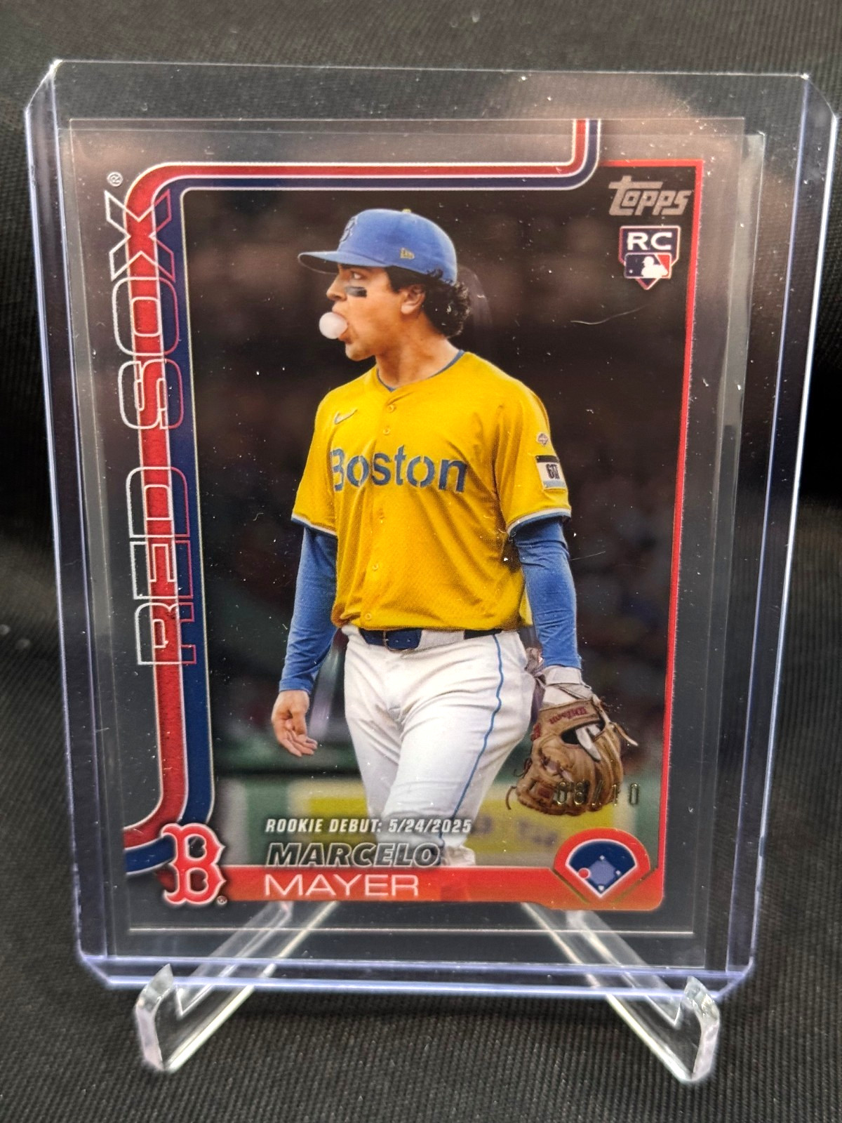 2025 Topps Update Clear Acetate Marcelo Mayer Red Sox #8/10 SSP #US276