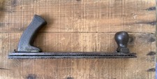 Antique Vtg 14  Heller Phelps All Cast Iron Farrier Reversible Rasp Holder Tool