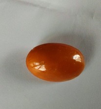 Butterscotch Bernstein Brosche – Vintage, honiggelb,  oval