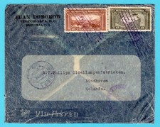 HONDURAS air cover 1938 Teguciglpa to Eindhoven, Netherlands