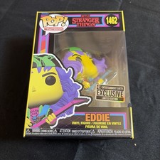 Funko Pop Stranger Things Eddie #1462 Entertainment Earth Exclusive Blacklight