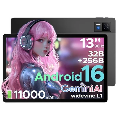 2025 Neu DOOGEE U11/U12/U13 Android 16 Tablet 32GB+256GB 11000mAh Gaming Tablet