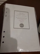 Daily Planner Refill July 2025-June 2026