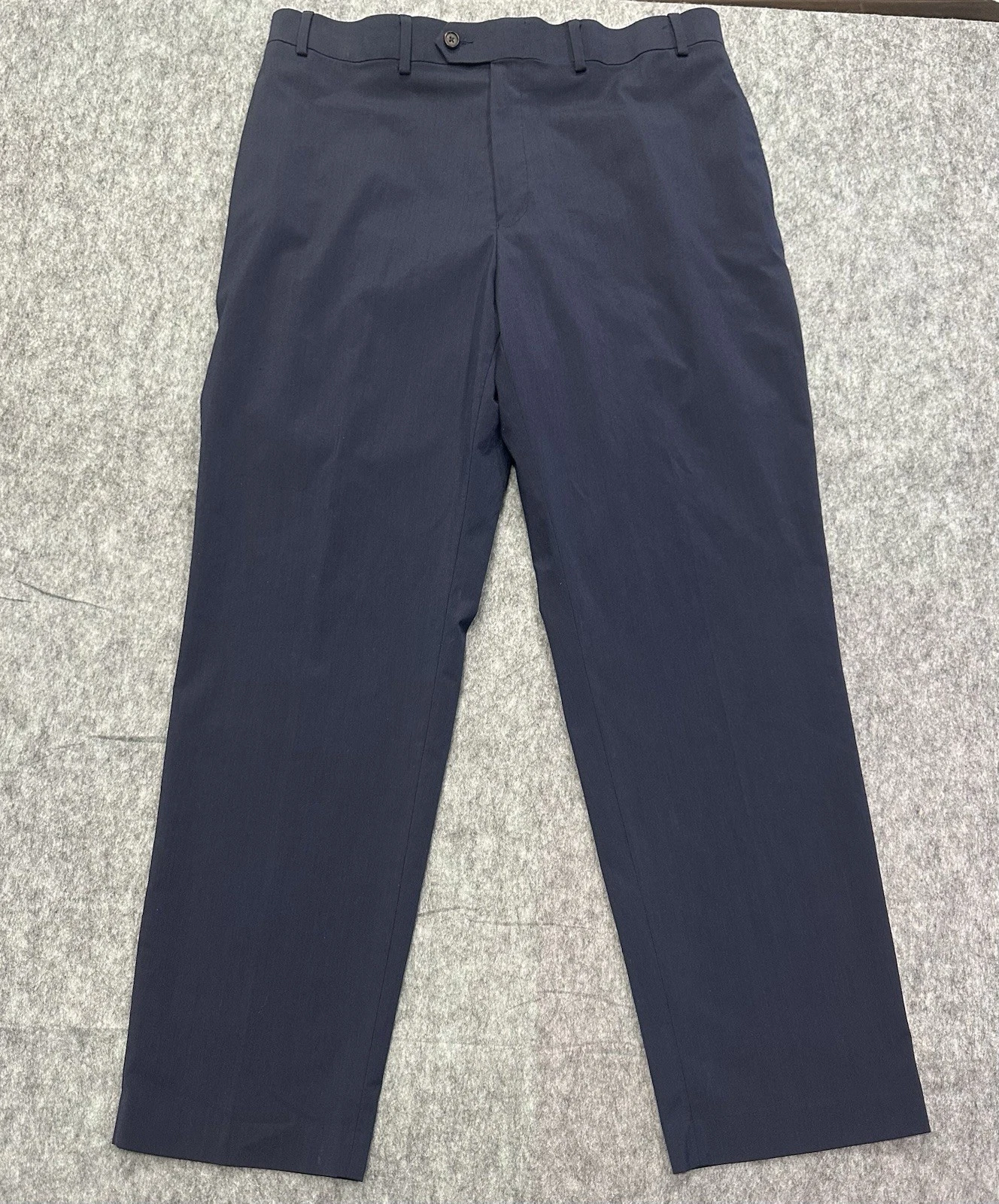 Ralph Lauren Men's Classic Fit Dress Pants Actual 36x31 Blue Solid Trousers