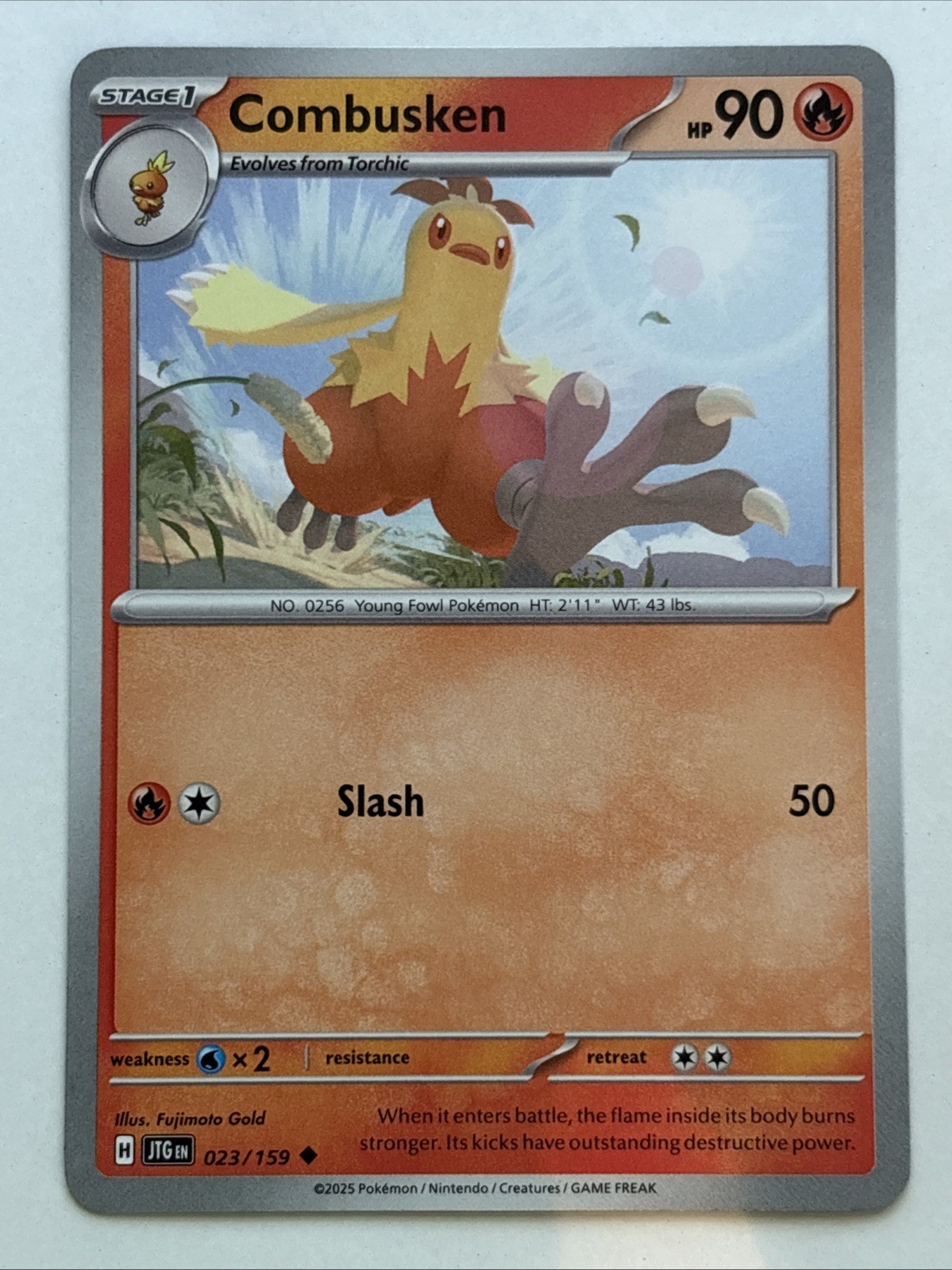 Pokémon TCG Journey Together Combusken 023/159 NM