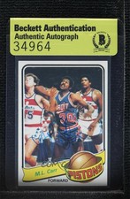 BAS 1979-80 Topps ML Carr #107 Authentic Auto 3c7