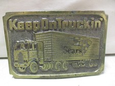 1977 Sears Keep On Truckin Belt Buckle