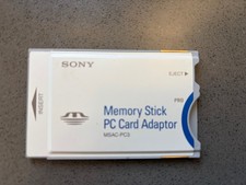 SONY Memory Stick Card Reader Adapter MSAC-PC3 PCMCIA ATA 16bit PC Card Type II