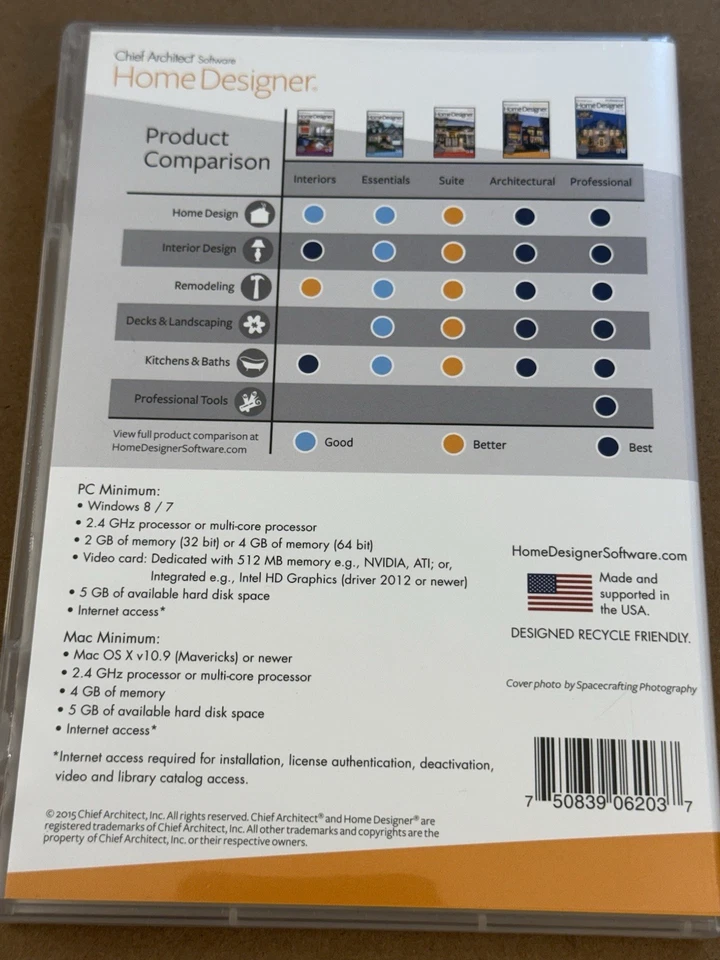 Chief Architect Home Designer Architectural Software 2016 Win/Mac - Missing Code - Image 2 of 3