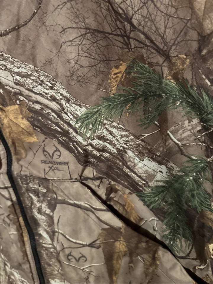 RealTree Vest Men’s XXL Reversible Camo Orange Fleece Warm Outdoor Layer A+ - Image 3 of 4