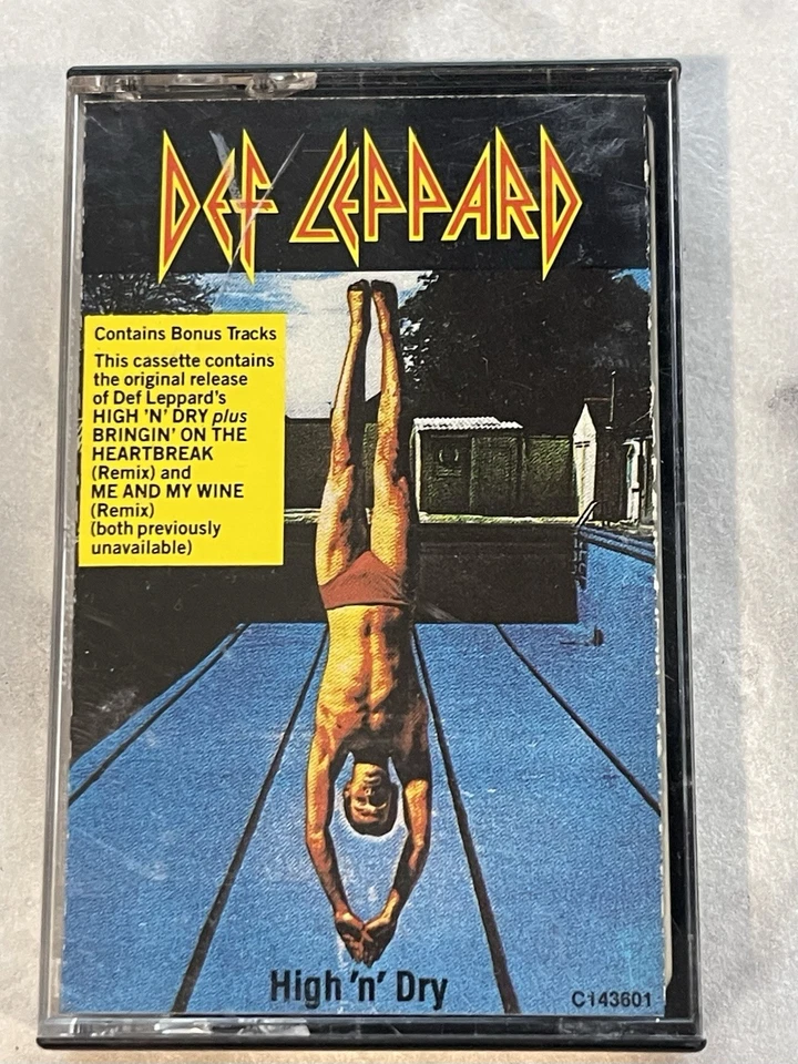 Def Leppard High 'n' Dry (PolyGram 1984) Cassette Tape Hard Glam Rock 80s - Image 2 of 4
