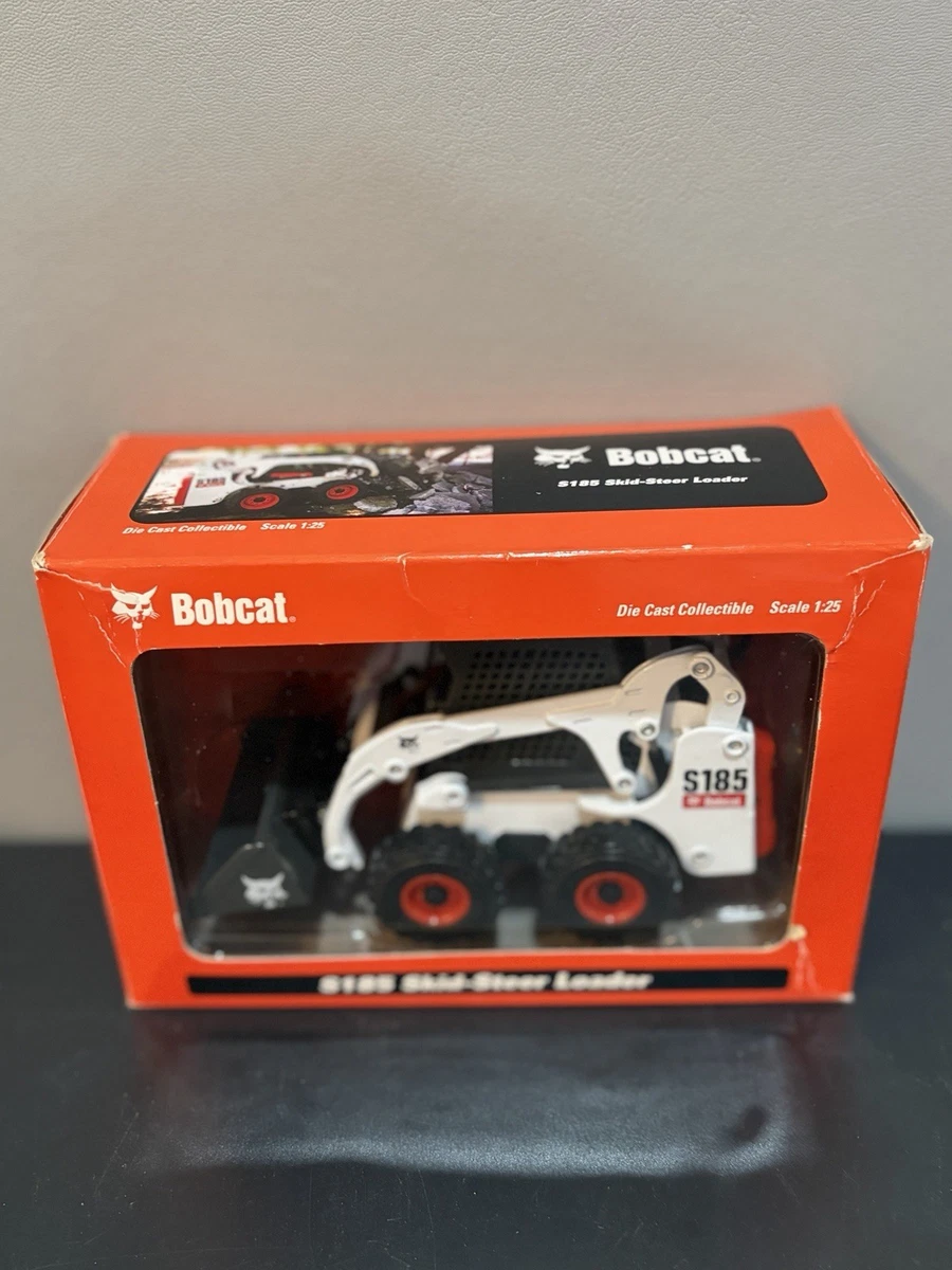 BBURAGO – Miniatura Excavadora Bobcat S590 A Escala 1:43 – Vehículo De Construcción Para Niños De 3 Años En Adelante
