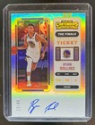 2022-23 Contenders Ryan Rollins RC The Finals Ticket Auto #23/49 Warriors